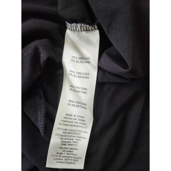 NWT Loralette gathered waist Ellie dress with pockets. Long sleeve black pull on - Picture 3 of 3